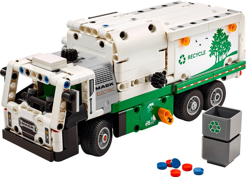 Konstruktorius LEGO Technic  Šiukšliavežė „Mack LR Electric“