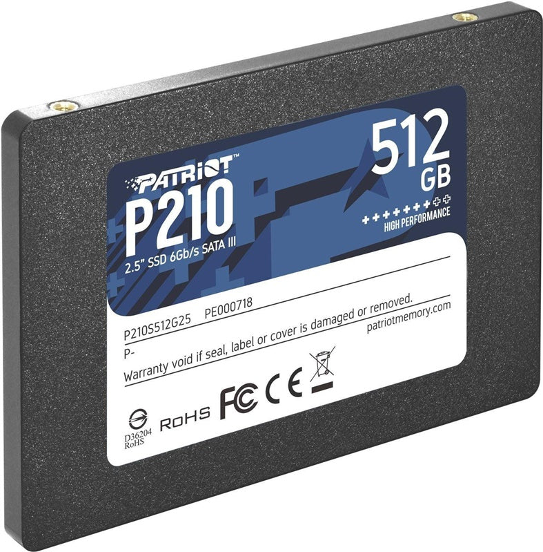 Dysk SSD Patriot Memory P210, 2.5", 512 GB
