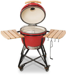 Grill Kamado Bono Limited TQ0025, czerwony, 64 cm