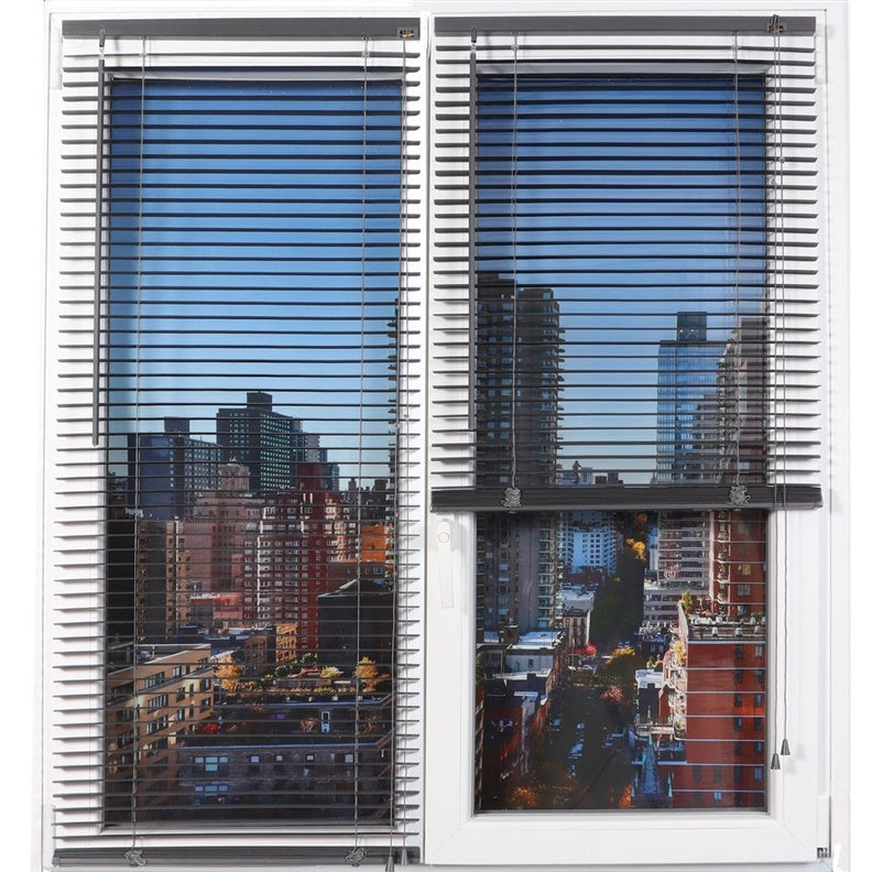 Blinds Luance VENETIAN, dark grey, 400 mm x 1300 mm