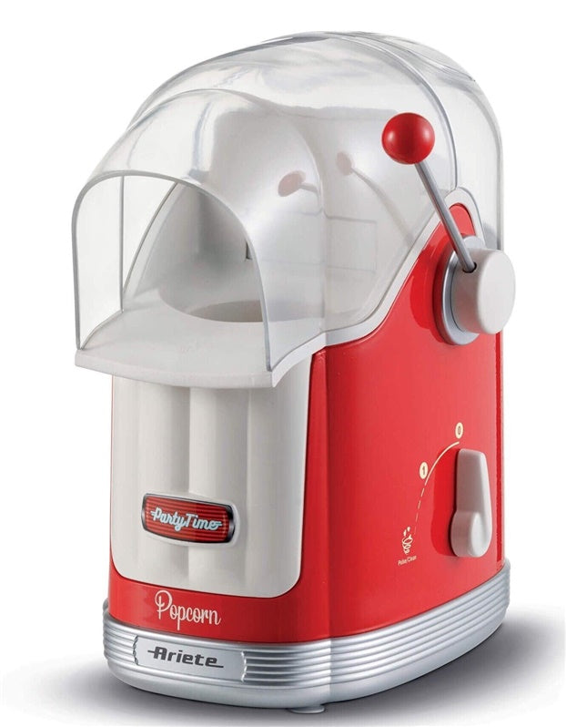 Maszynka do popcornu Ariete Party Time, 1100 W, czerwona