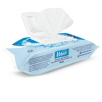 POPIER TUALET VELVET DRĖGNAS PURE 48VNT