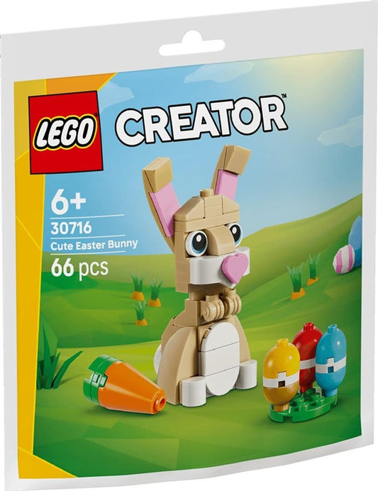 Konstruktor LEGO® Zajączek 30716, 66 elementów.