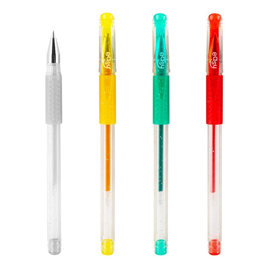 GEL PENS GLITTER 1MM 4PCS