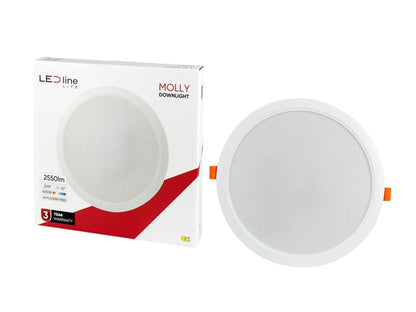 Oprawa wpuszczana LED Line MOLLY, 24W, 4000°K, LED