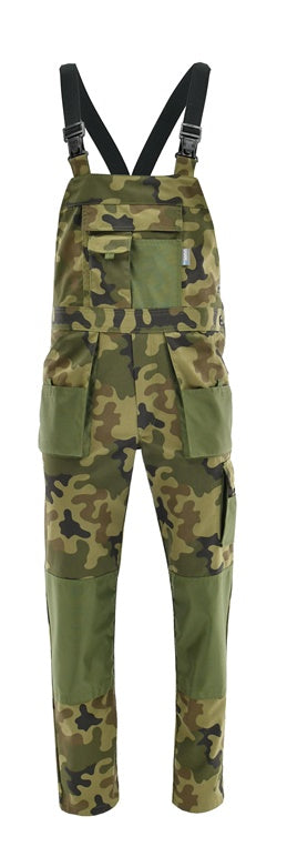 Sara Workwear Bib and Brace Overalls, green, L