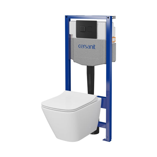 Wall-mounted toilet set Cersanit S701-777, 20x41 cm