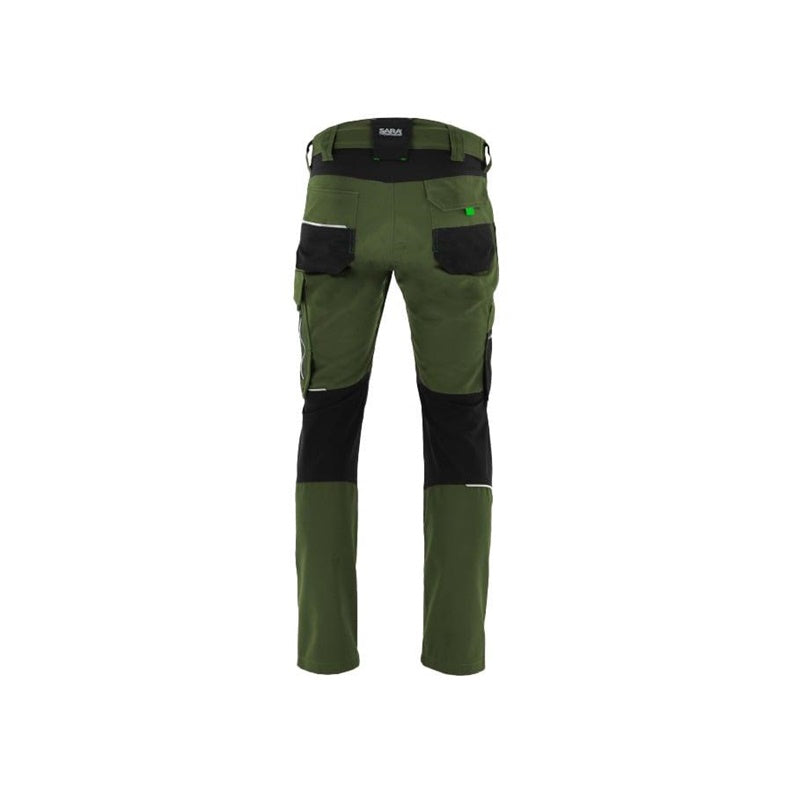 Work trousers Sara Workwear Comfort, green, size XL