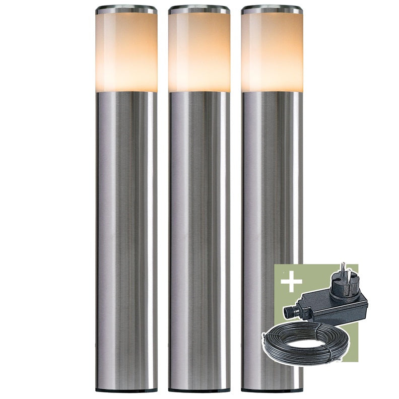 Lampa Ludeco STEN PL1013, 1W, LED, IP44, srebrna