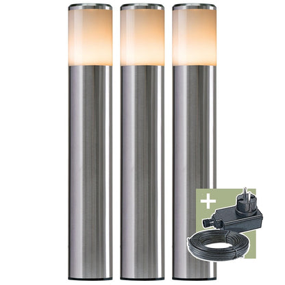 Lampa Ludeco STEN PL1013, 1W, LED, IP44, srebrna