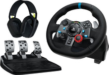LOGITECH G29 GAMING WHEEL + G435 HEADSET BLACK