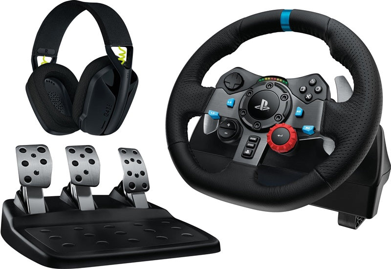 LOGITECH G29 GAMING WHEEL + G435 HEADSET BLACK