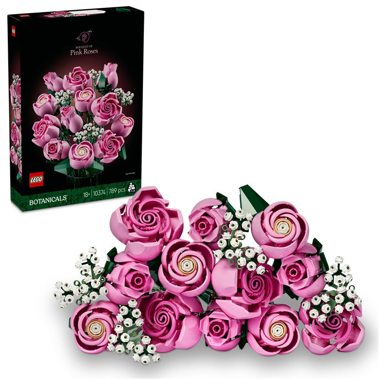 Zestaw konstrukcyjny LEGO® Botanicals Bukiet róż 10374, 789 elementów