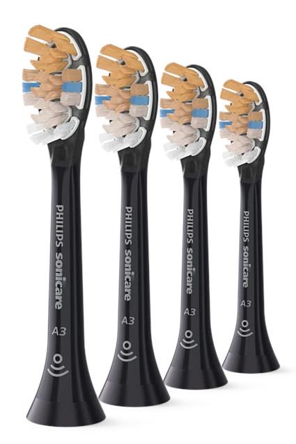 Końcówki do szczoteczki Philips HX9094/88, czarne, 4 szt.