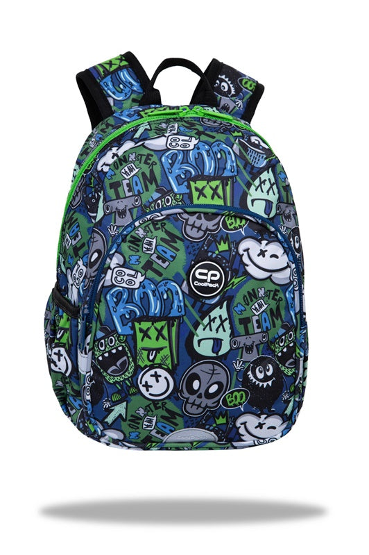 Mokyklinė kuprinė CoolPack Monster F049824, įvairių spalvų