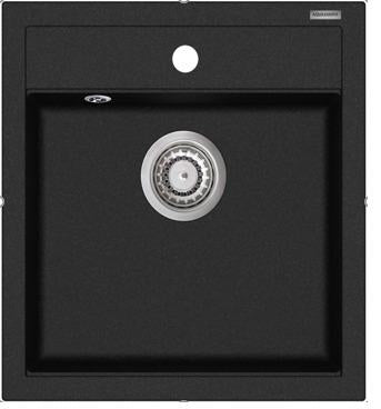 Sink Tesa with mixer SQT100-601W-7783 black