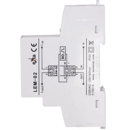 LICZNIK ENERGII ELEKTRYCZNEJ CYFROWY 1F LEM-02