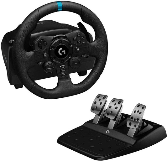 Žaidimų vairas Logitech G923 PS5 / PC, juoda