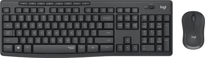 Klaviatūra Logitech MK295 Silent Combo EN, juoda, belaidė