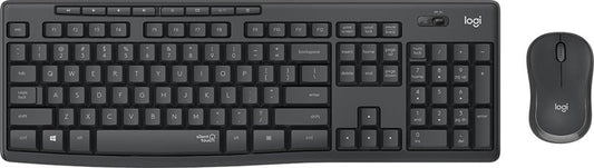 Klaviatūra Logitech MK295 Silent Combo EN, juoda, belaidė
