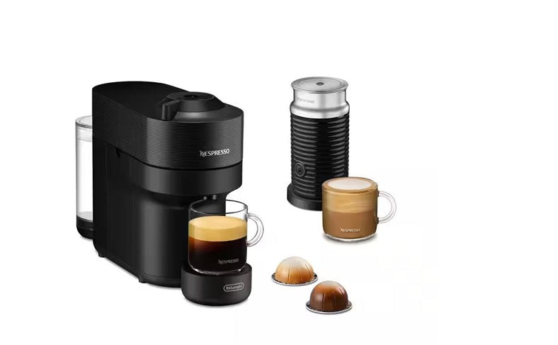 Kapsułkowy ekspres do kawy Nespresso ENV90.BAE, czarny