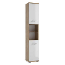 UTILITY CABINET BARI B35 WHITE/OAK