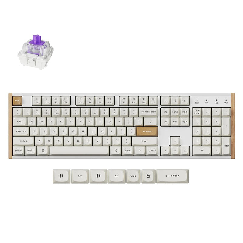 Keyboard Keychron K10 HE special, EN layout, black color.