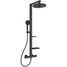 TERMOSTAT KOMPLET NATRYSKOWY ALU+ CZARNY MAT
