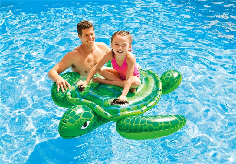 Intex Turtle Inflatable Raft, Green, 150 cm x 127 cm