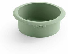Silicone insert for hot air fryer, green, 15 cm