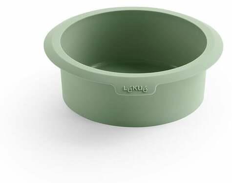 Silicone insert for hot air fryer, green, 15 cm