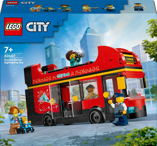 LEGO City Red Double-Decker Sightseeing Bus 60407