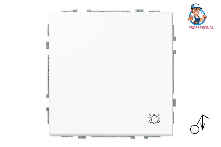 LIREGUS MODERN call button, matt white