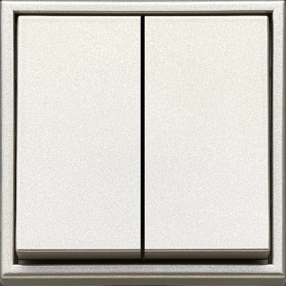 LIREGUS MODERN switch, 2-gang, champagne color
