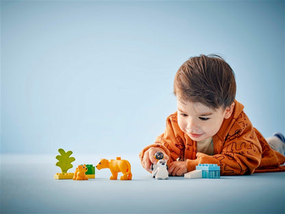 LEGO® Duplo Laukinių gyvūnų šeimos 10442, 10 vnt.
