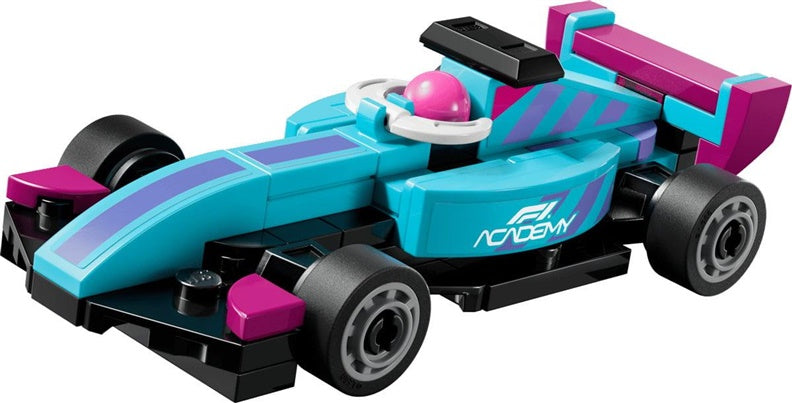 Konstruktor LEGO® Speed Champions Małe F1 ACADEMY™ 58 elementów