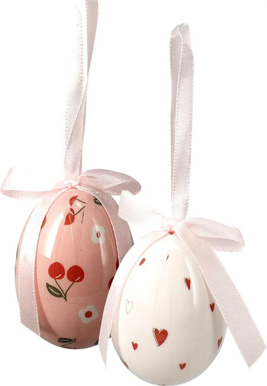 Decoration Easter eggs, 10 cm, 2 pcs.