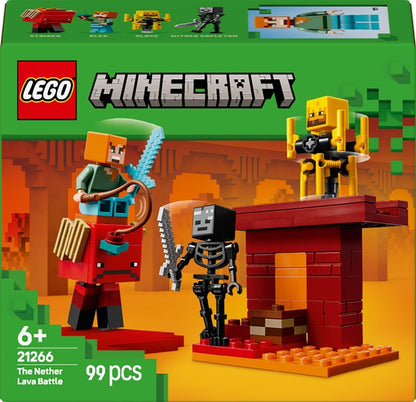 LEGO® Minecraft The Nether Lava Battle 21266, 99 vnt.