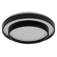 Lampa sufitowa Osram, LED, 24W, 3000K, 1450lm, Ø385, czarna