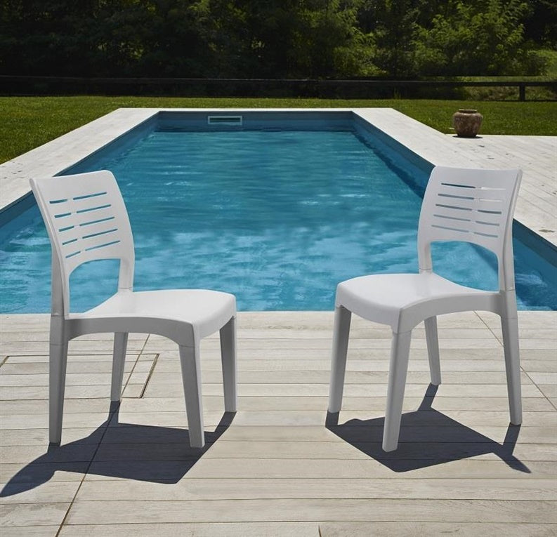 Lauko kėdė Progarden Smart, balta, 51 cm x 50 cm x 82 cm