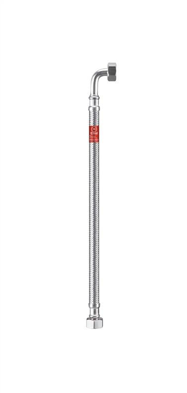 Flexible hose with elbow Tucai Taq V1/2''-V1/2", 50 cm