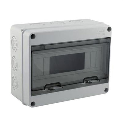 Modulinis skydas Technova, virštinkinis, IP65, 8 mod., balta