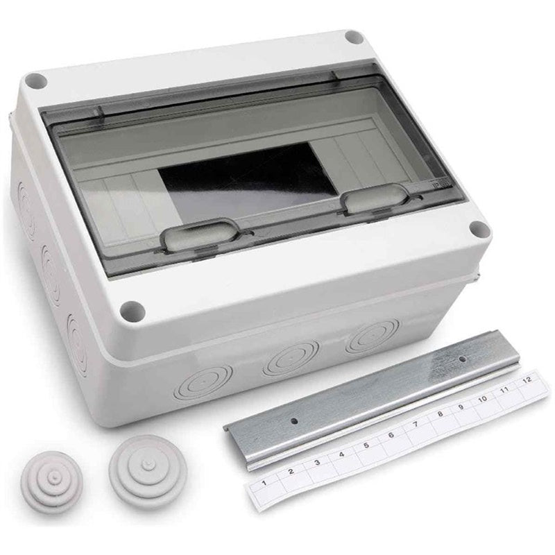Modular board Technova, surface mounted, IP65, 12 modules, white