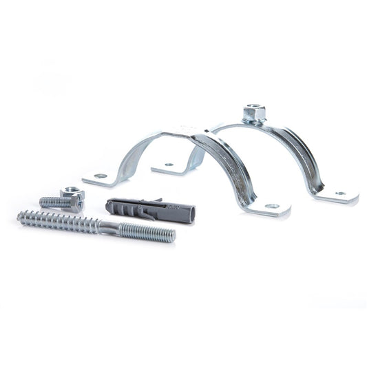 Pipe clamps Elematic, 63.5 mm, 2 pcs.
