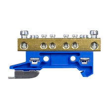 Blok rozdzielczy Pawbol ZO-2106 DIN 2x16/4x4 mm², niebieski
