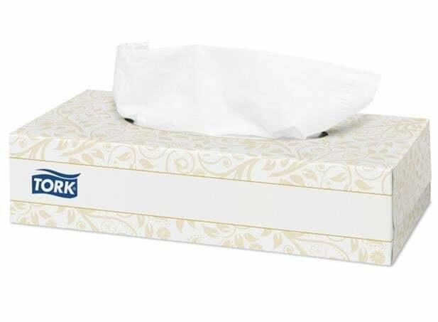 Chusteczki higieniczne TORK PREMIUM, 2-warstwowe, 100 szt.