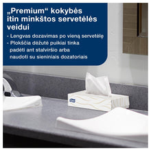 Chusteczki higieniczne TORK PREMIUM, 2-warstwowe, 100 szt.