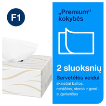 Chusteczki higieniczne TORK PREMIUM, 2-warstwowe, 100 szt.