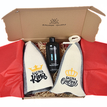 Sauna Royalty Gift Box wrapped like a present