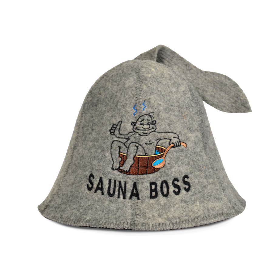100% Wool Sauna Hat - Sauna Boss | Premium Sauna Accessory